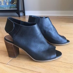 Peep Toe Heel Booties